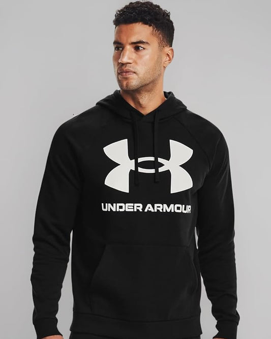 Printed Hoodie for Men & Women (Black, M)